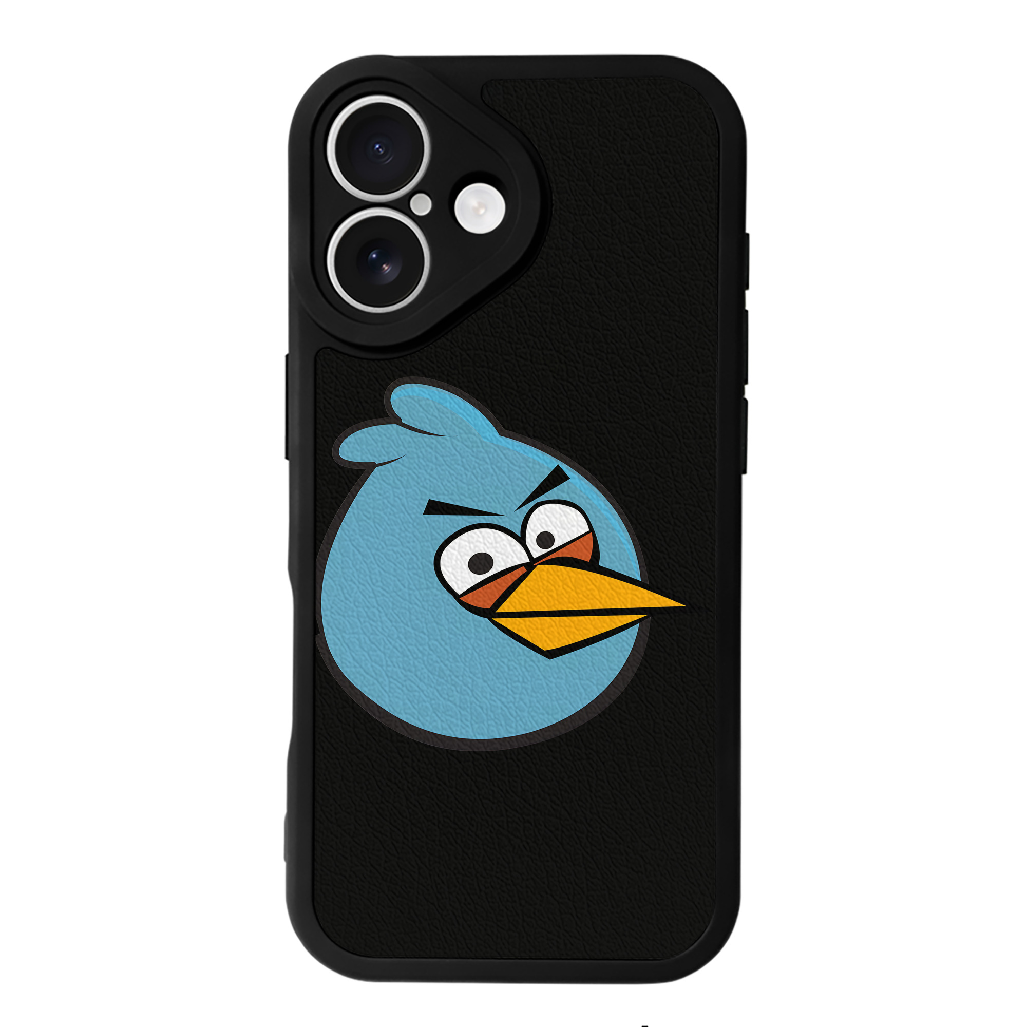 （画像用） Angry Birds アングリーバード 【iPhone 16シリーズ対応】シリコンスマホケース（レザー調） 材質：シリコン